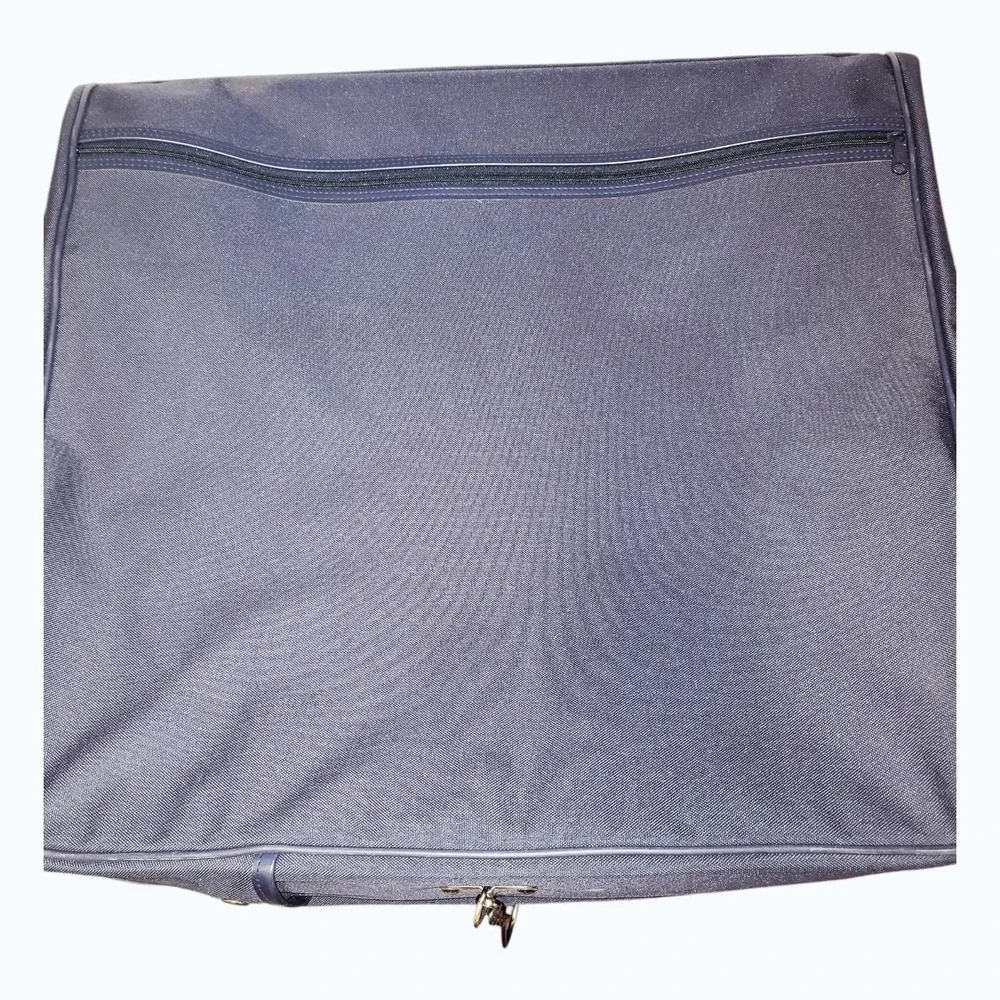 Vintage United States‎ Coast Guard Garment Bag Navy Blue Suit Travel Carrier
